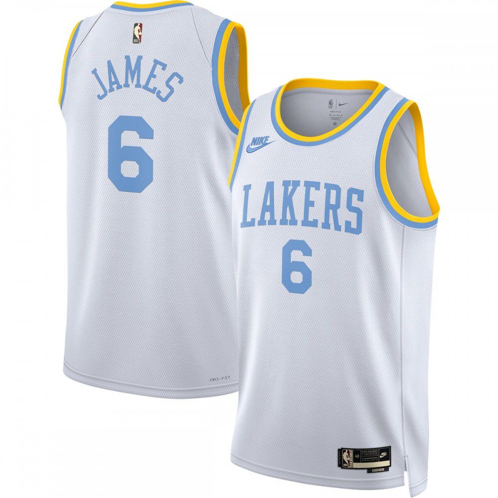 LeBron James Los Angeles Lakers 2022/23 Swingman Jersey White - Classic Edition-Pro Kit Vault | Brand New 26/27 Sports Jerseys